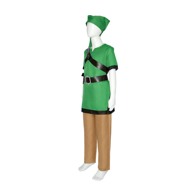 Halloween Cosplay Link Costume Full Set Halloween Cosplay Outfit for Kids and Adults