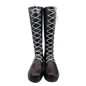 Stark Shutaruku Costume PU Leather Boots Frieren Beyond Journey's End Cosplay Shoes