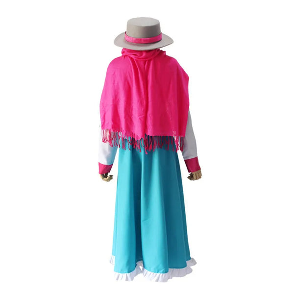 Steins;Gate Mayuri Shiina Cosplay Long Dress Halloween Costume Outfit