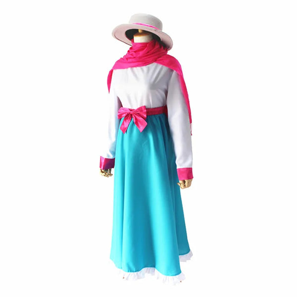 Steins;Gate Mayuri Shiina Cosplay Long Dress Halloween Costume Outfit