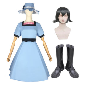 Steins;Gate Mayuri Shiina Whole Set Costume With Wigs and Boots Halloween Cosplay Outfit