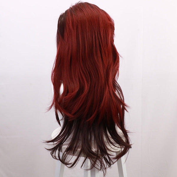 Women Teens Tanjiro Dress Costume With Wigs and Shoes Set Hallloween Tanjiro Cosplay Outfit
