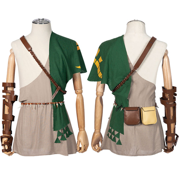 Halloween Costume Link Costume Full Set With Shoes Halloween Cosplay Outfit