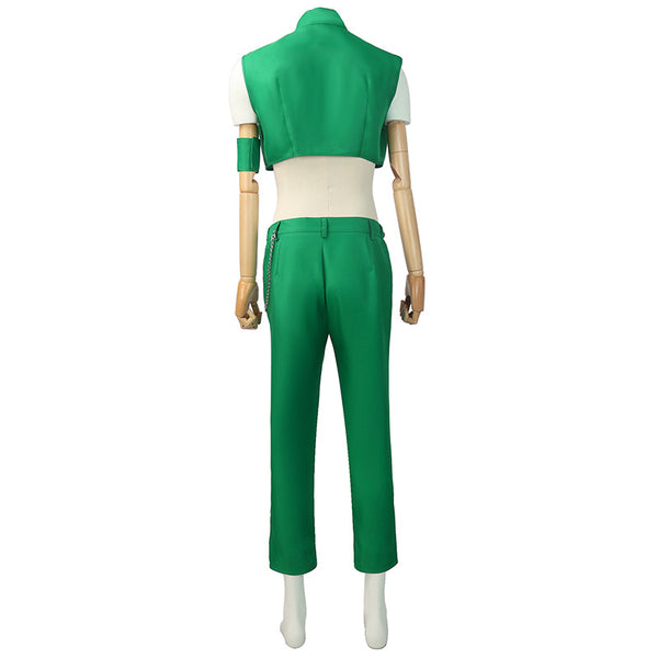 The Seven Deadly Sins Meliodas Holy War Cosplay Outfit Green Suit Costume Halloween Carnival Costume