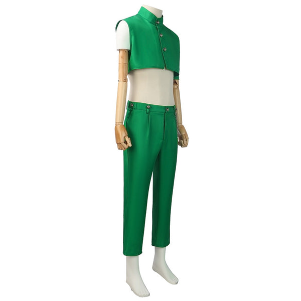 The Seven Deadly Sins Meliodas Holy War Cosplay Outfit Green Suit Costume Halloween Carnival Costume