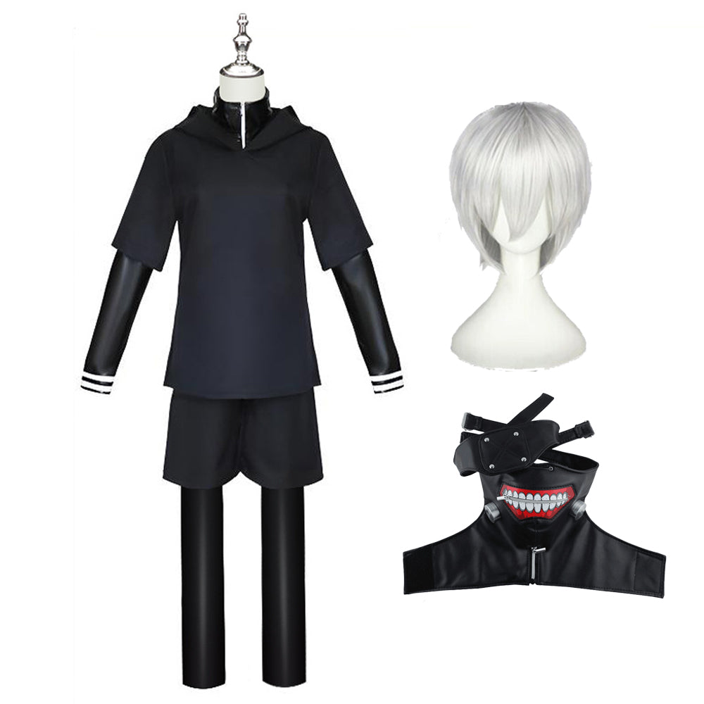 Kaneki Ropa Kaneki Ken Cosplay Costume Halloween Carnival Cosplay Outfit Set ...
