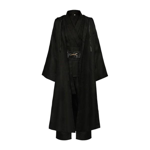 Tunic Costume Men's Tunic Hooded Robe Full Set Warrior Obi Won Halloween Costume For Men