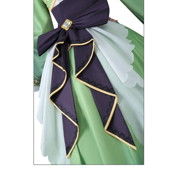 Umamusume: Pretty Derby Satono Diamond Race Costume Green Dress Halloween Women Girls Cosplay