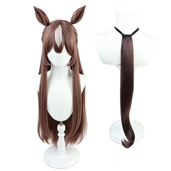 Umamusume: Pretty Derby Satono Diamond Wigs Tail Costume Accessories