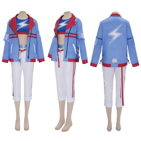Umamusume: Pretty Derby Tamamo Cross Costume With Wigs and Shoes Whole Set Cosplay Costume