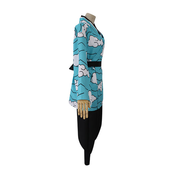 Urokodaki Sakonji Cosplay Costume Kimono With Wigs and Mask Halloween Costume Outfit For Men Women Kids