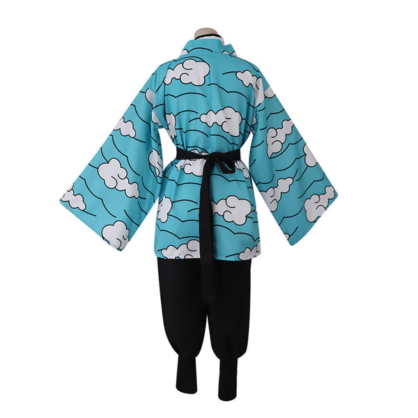 Urokodaki Sakonji Cosplay Costume Kimono With Wigs and Mask Halloween Costume Outfit For Men Women Kids