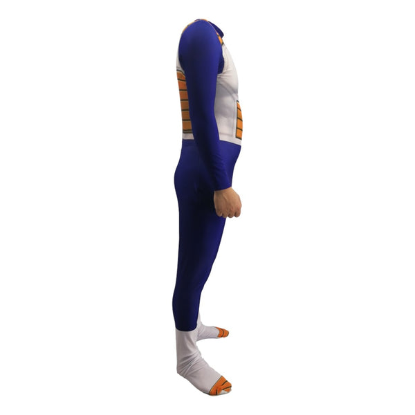 Vegeta IV Zentai Costume Halloween Cosplay Outfit Jumpsuit
