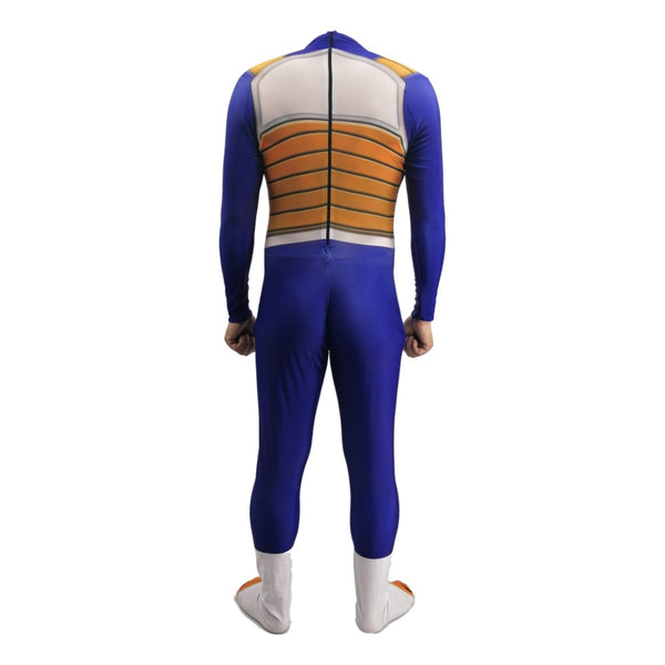 Vegeta IV Zentai Costume Halloween Cosplay Outfit Jumpsuit