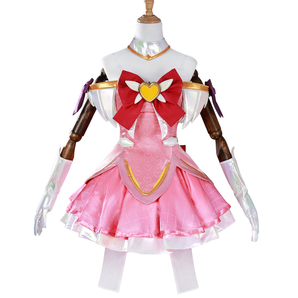 OW Juno Heart of Hope Full Set Cosplay Costume With Wigs and Boots For Women Girls Halloween Party