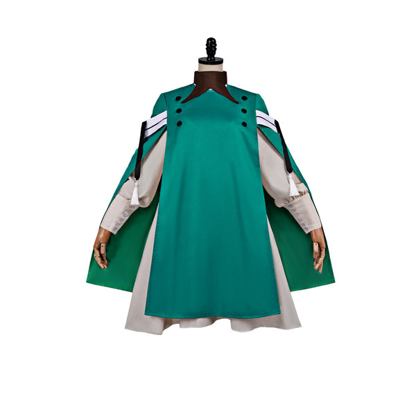 Witch Coco Costume Dress Robe Green Anime Witch Costume Uniform Halloween Women Girls Cosplay Outfit