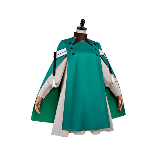Witch Coco Costume Dress Robe Green Anime Witch Costume Uniform Halloween Women Girls Cosplay Outfit