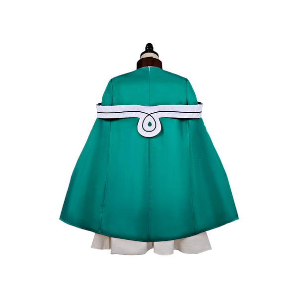 Witch Coco Costume Dress Robe Green Anime Witch Costume Uniform Halloween Women Girls Cosplay Outfit