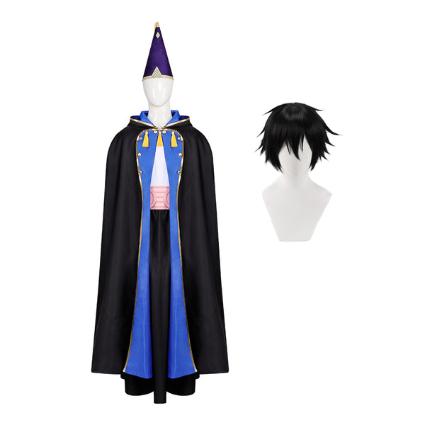 Witch Olruggio Costume With Hat and Cloak Halloween Anime Cosplay Outfit