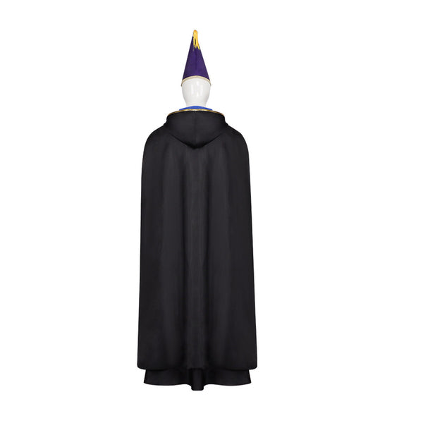 Witch Olruggio Costume With Hat and Cloak Halloween Anime Cosplay Outfit