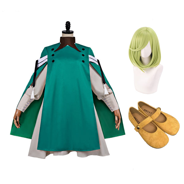 Witch Coco Costume With Wigs and Shoes Full Set Anime Witch Coco Costume Outfit For Women Girls