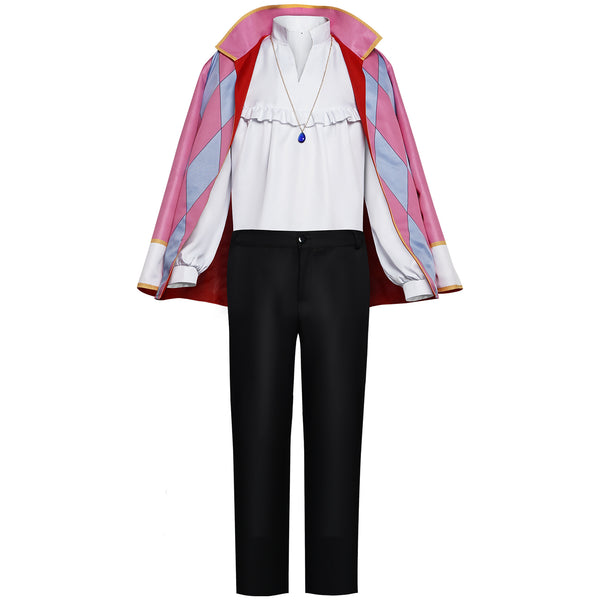 Wizard Howl Jenkins Pendragon Costume Outfit Halloween Cosplay