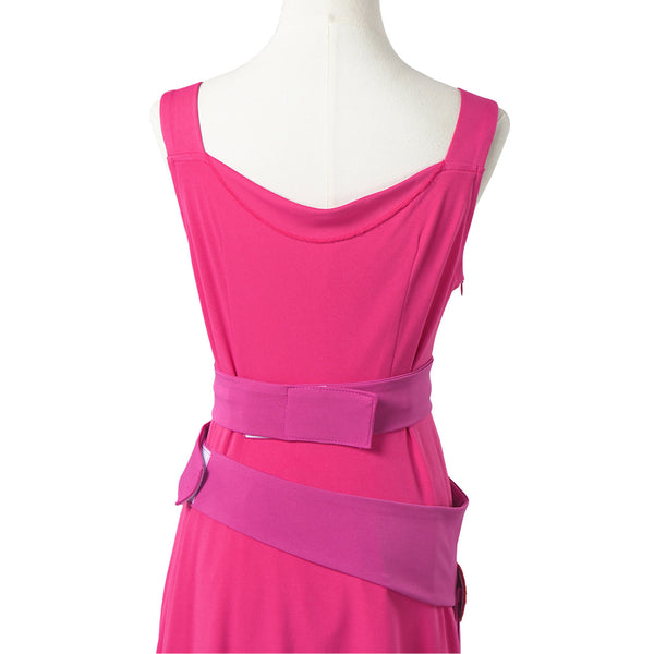 Women Girls Princess Dress Halloween Meg Costume Pink Dress Outfit