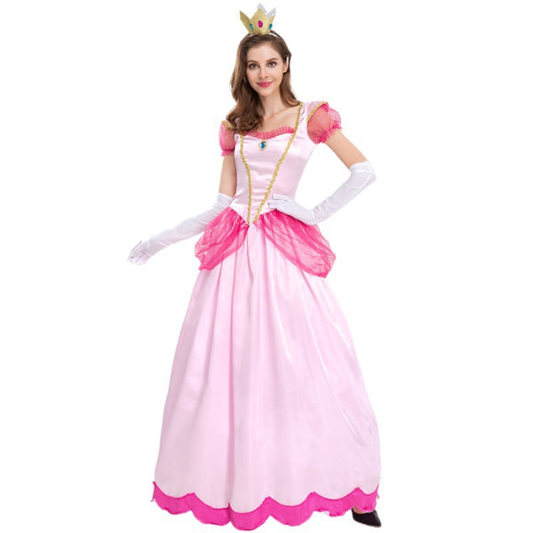 Women Halloween Pink Process Costume Halloween Party Dress Up Outfit