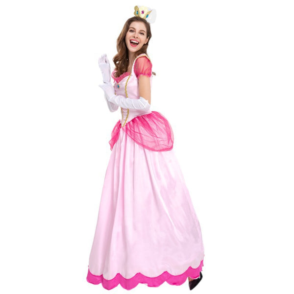 Women Halloween Pink Process Costume Halloween Party Dress Up Outfit