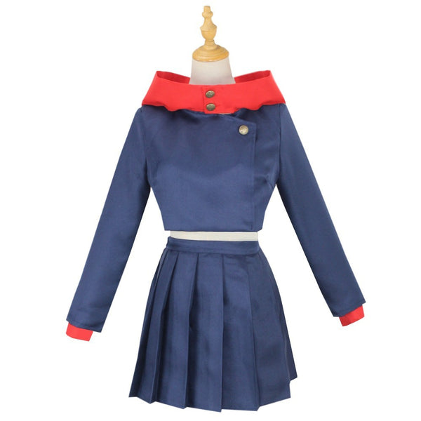 Yuji Itadori Female Version Costume Suit Crop Top and Skirt Halloween Costume Outfit