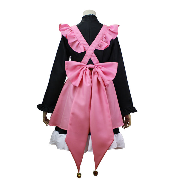 Anime Cardcaptor Sakura Kinomoto Sakura Cosplay Costume Pink Kitty Costume Outfit