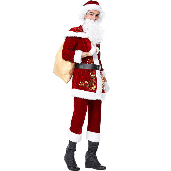 2022 New Santa Suit Santa Claus Costume Outfit Adults' Men's Christmas Costume