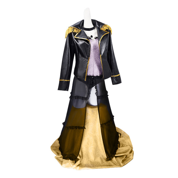 Anime My Dress-Up Darling Kitagawa Marin Black Lobelia Officer Cosplay Costume Full Set