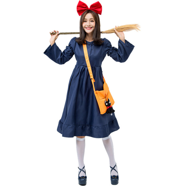 Adult Kiki's Delivery Service Witch Cosplay Costume Halloween/Stage/Party