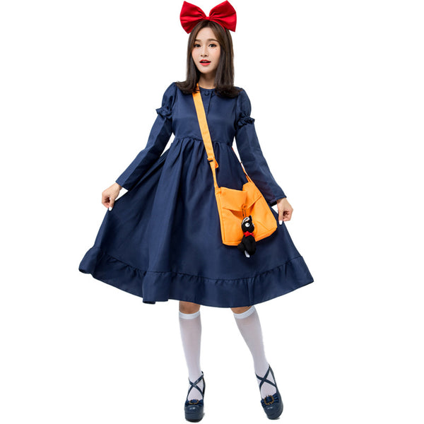 Adult Kiki's Delivery Service Witch Cosplay Costume Halloween/Stage/Party