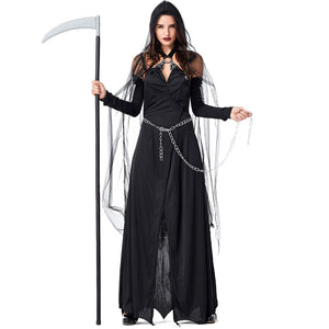 New Black Yarn Impermanence Sling Maxi Dress  Witch Costume Halloween/Stage Performance/Party