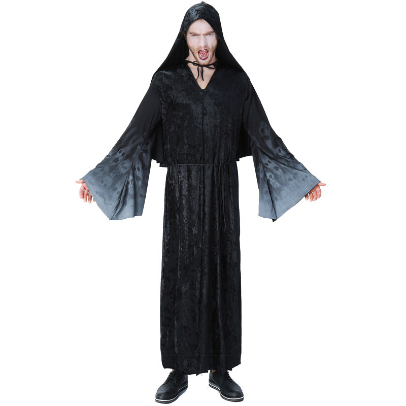 Adult Unisex Vampire Ghost Cosplay Costume For Halloween Party Performance