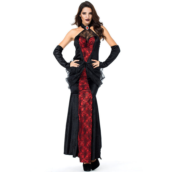 Adult Women Queen of Spider Costume For Halloween/Stage Performance/Party
