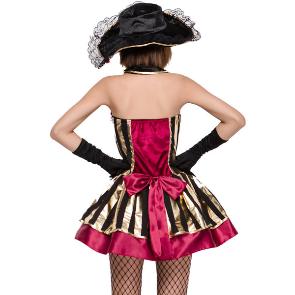 Adult Women Sexy Deluxe Pirate Cosplay Costume Halloween / Stage Performance / Party