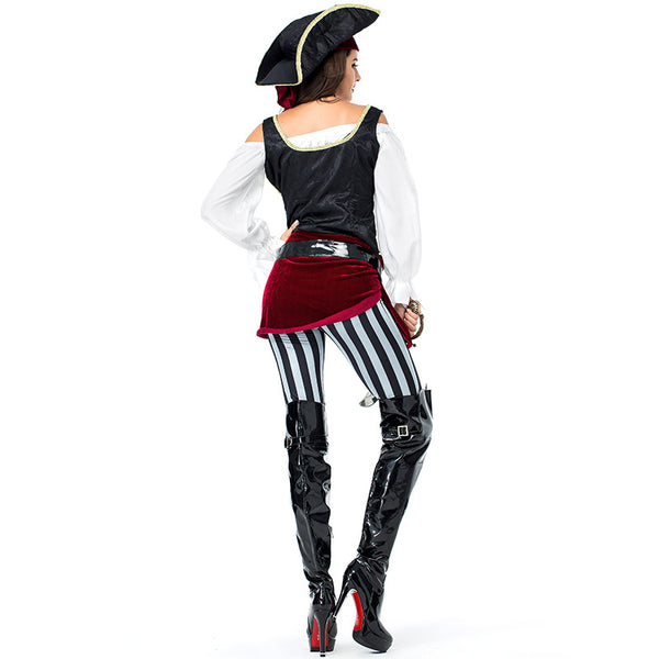 Adult Women Deluxe Sexy Pirate Cosplay Costume Halloween/Stage Performance/Party