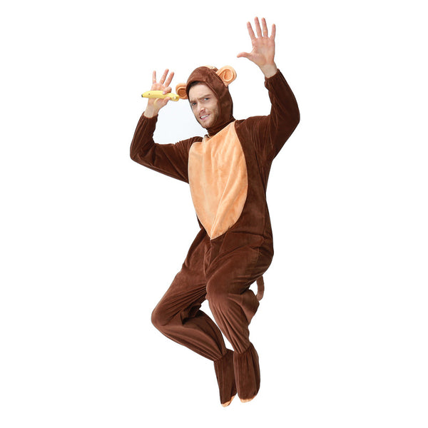 Adults Monkey Animal Cosplay Costume Halloween Cosplay Onesis Men