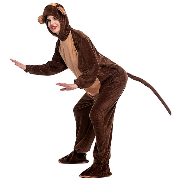 Halloween Christmas Monkey Cosplay Costume Kigurumi Halloween Cosplay Onesis Jumpsuit
