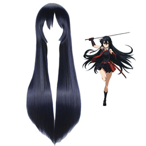 Anime Akame ga Kill! Akame Cosplay Wigs Black Long Wigs