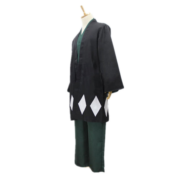 Anime Kisuke Cosplay Costume Full Set With Wigs and Wood Clogs Shoes