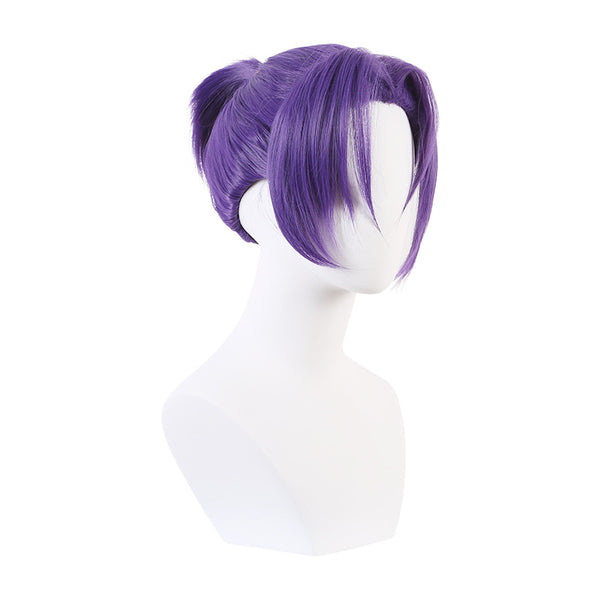 Anime Blue Lock Manshine City Reo Mikage Cosplay Wigs Purple Wigs