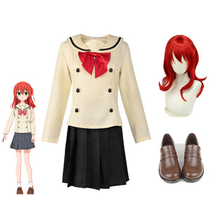 Anime Bocchi the Rock! Ikuyo Kita Costume With Wigs and Shoes Whole Set Halloween Cosplay Outfit