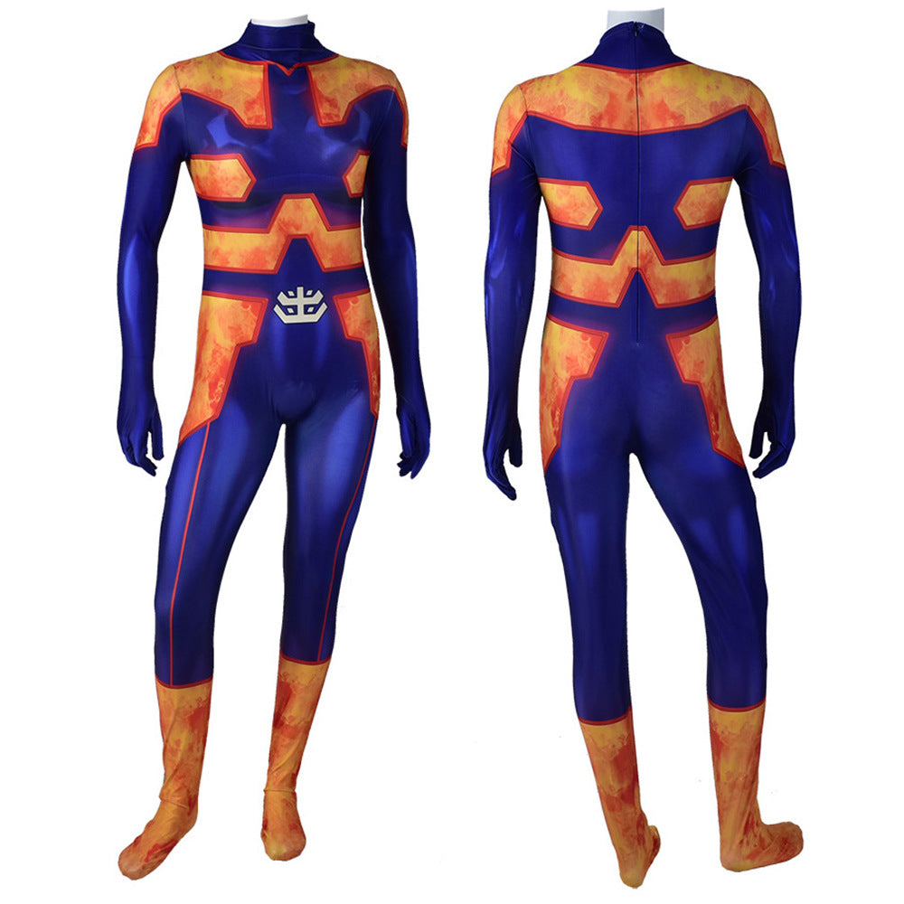 Flame Hero: Endeavor Enji Todoroki Zentai Costume Cosplay Jumpsuit