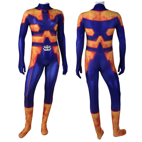 Flame Hero: Endeavor Enji Todoroki Zentai Costume Cosplay Jumpsuit