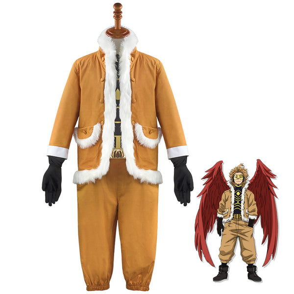 Anime Boku No Hero / My Hero Academia Wing Hero: Hawks Keigo Takami Cosplay Costume Outfit