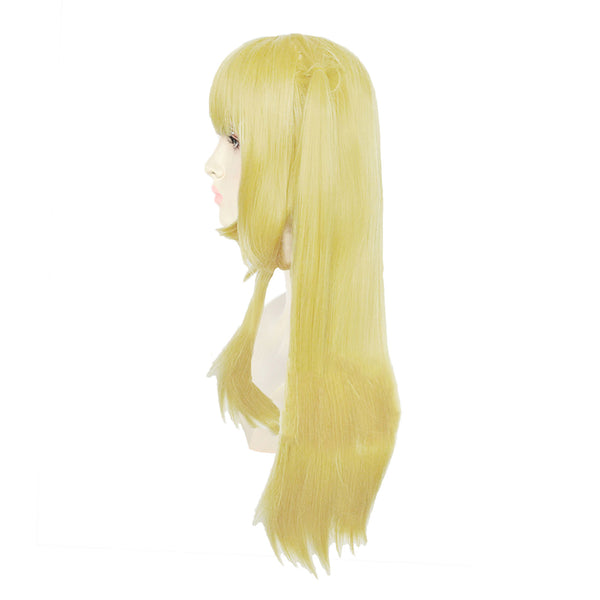 Anime Death Note DN Misa Amane Cosplay Wigs Long Golden Synthetic Hair Wig